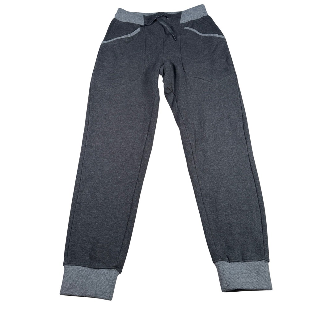 The North Face Jogger Sweatpants Mens Small Gray FlashDry Fleece Tapered Pants